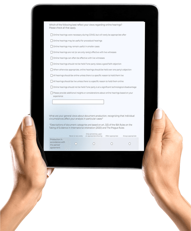 Arbitrator Intelligence Perspectives Survey